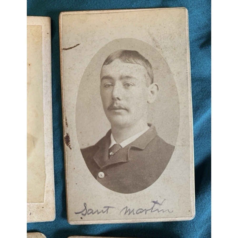 Lot of 6 Original Cabinet Card B&W Portrait Photos by Wilson, Harris & Clark - Picture 3 of 11